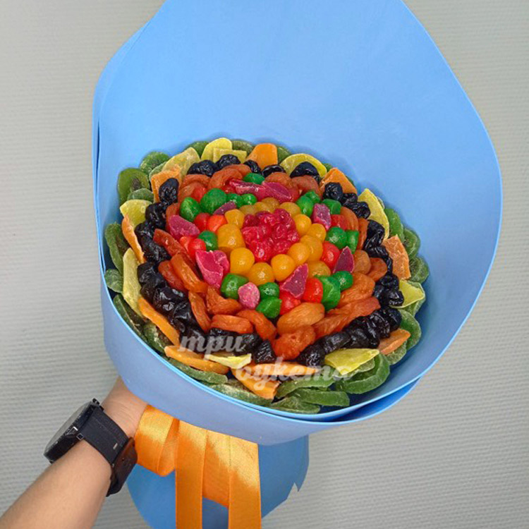 Сладкий букет из сухофруктов (доп. фото)