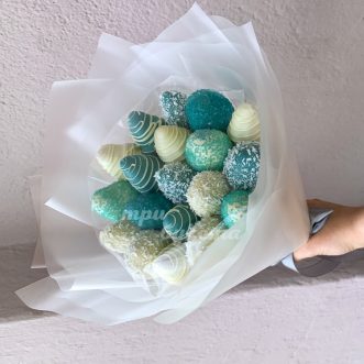 Букет из 19 клубник в шоколаде Букет из 19 клубник в шоколаде